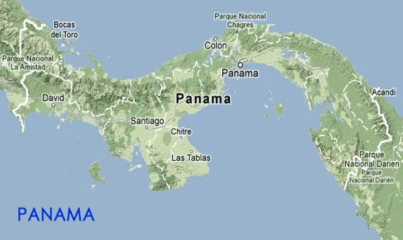 Panama-Map-Google575